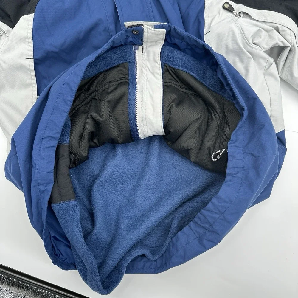 Columbia 3-in-1 Fire Ridge Shell & Fleece Full Zip Jacket‎ Blue/Black Mens Large